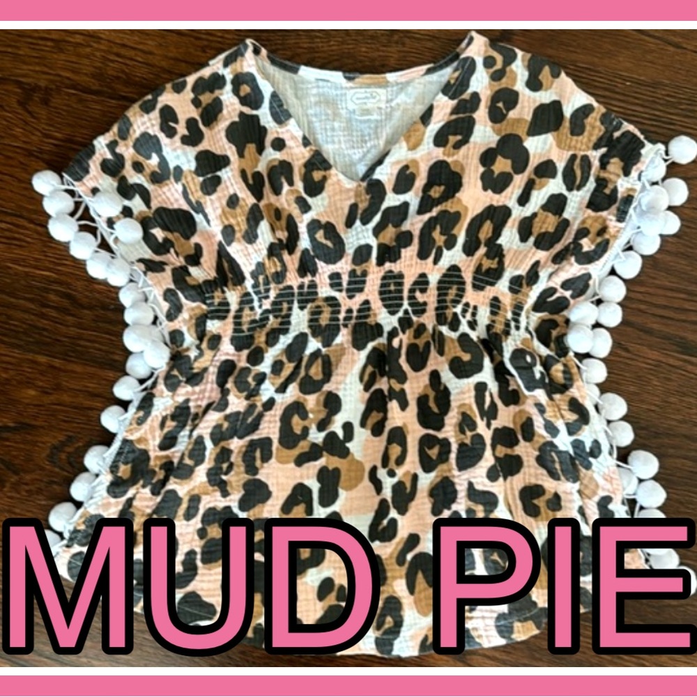 MUDD PIE KIDS TOP / PONCHO / SWIM COVER-UP ~ Sz 4/5T